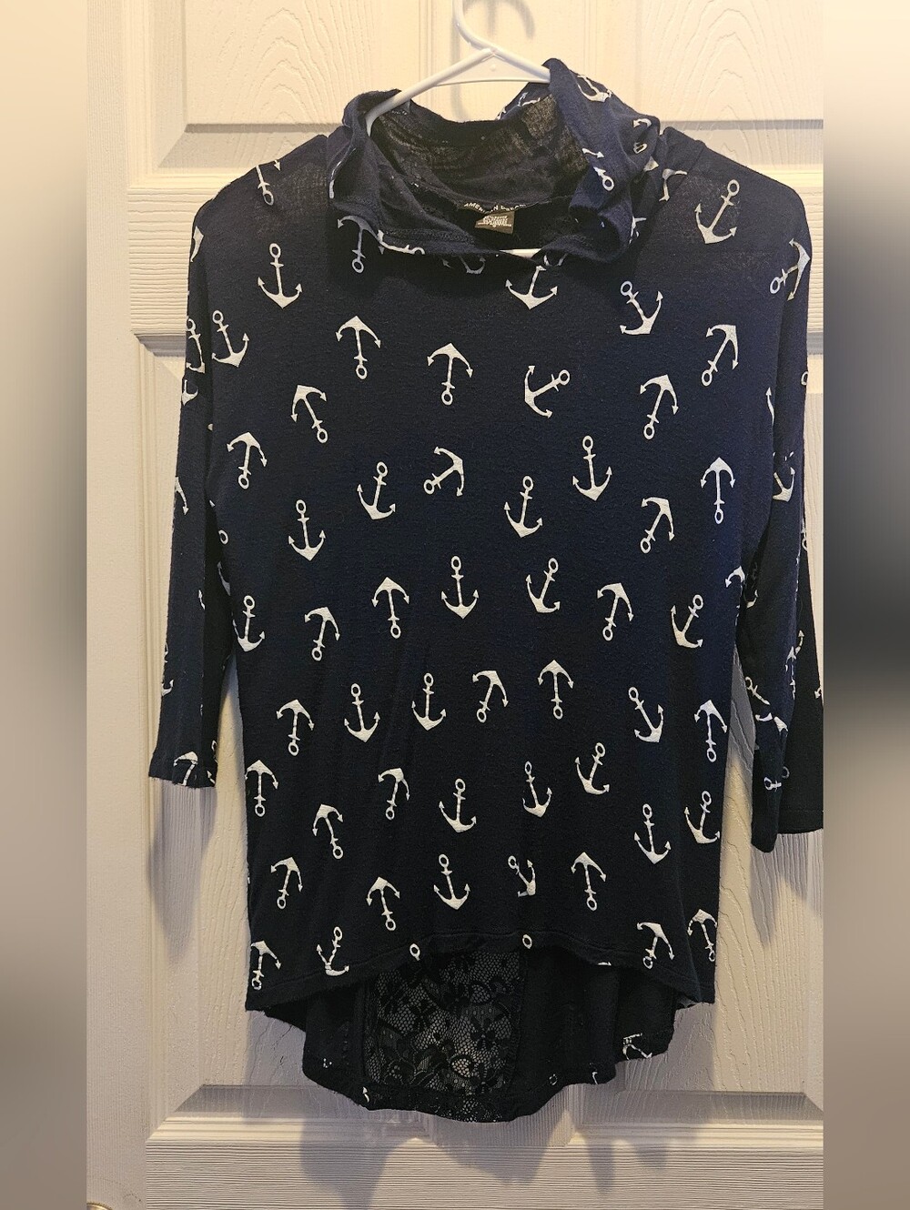American Dream High-Low Hoodie Top